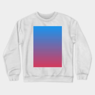 Blue Purple Red Gradient Fashion Print Crewneck Sweatshirt